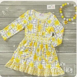 Pete + Lucy Daffodil Party dress size 12-18 months